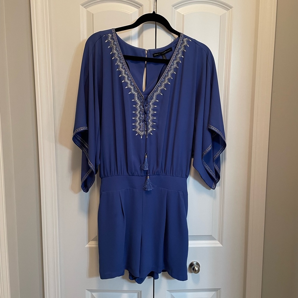 White House Black Market romper - periwinkle - size M - gently used